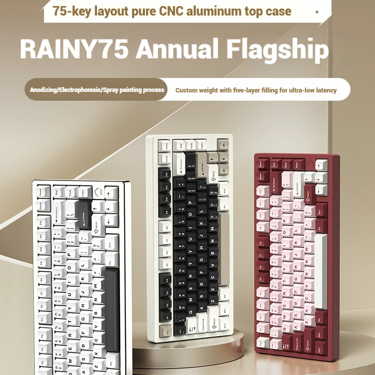 Gaming Controller - سماعة لاسلكية تعمل بالبلوتوث RAINY75 لوحة