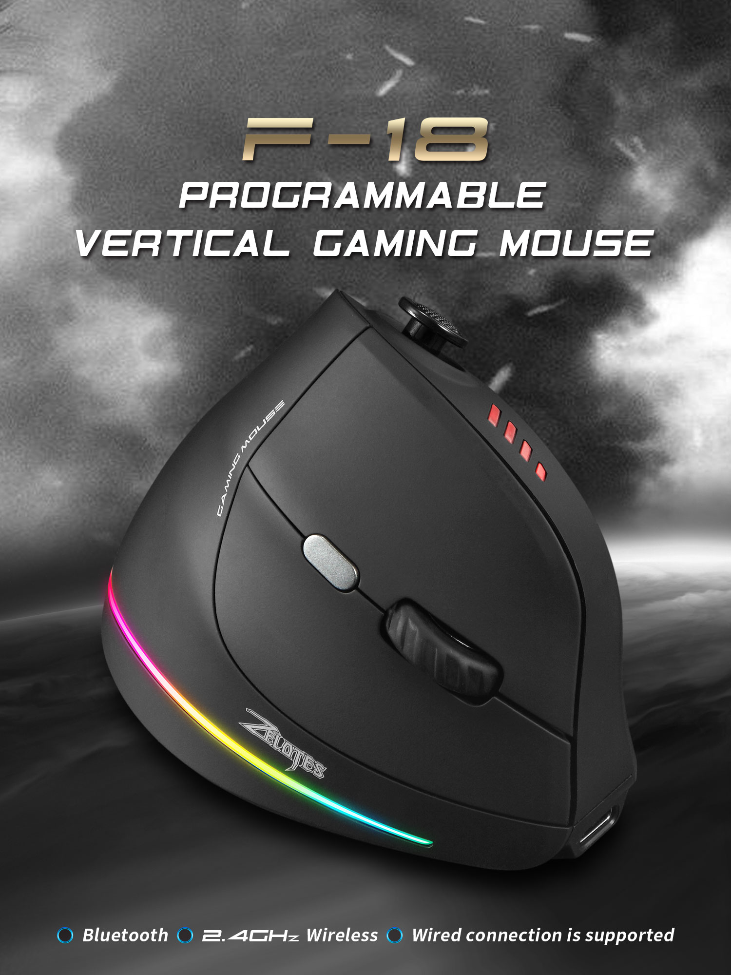 Jomaa RGB الخلفية اللاسلكية ال - مراجعة Gaming Controller وسعره